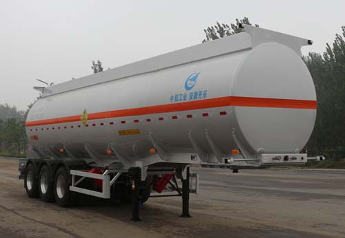 开乐牌10.8米34吨3轴氧化性物品罐式运输半挂车(AKL9400GYW)