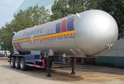 程力威牌12.6米26.2吨3轴液化气体运输半挂车(CLW9407GYQB)