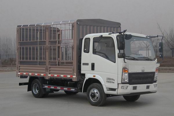 豪沃牌ZZ5047CCYF331BE143倉(cāng)柵式運(yùn)輸車公告圖片