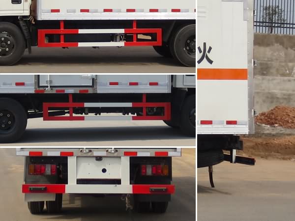 江特牌JDF5040XRGJ5易燃固體廂式運(yùn)輸車(chē)公告圖片