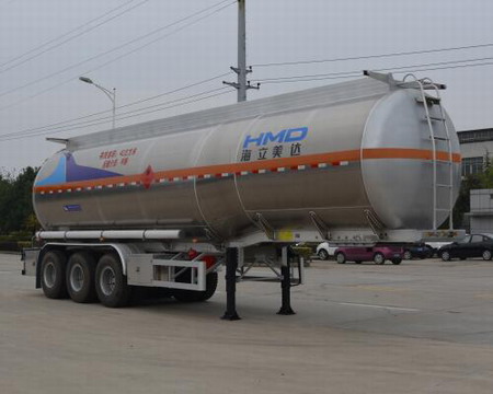 欧曼牌HFV9407GRYA铝合金易燃液体罐式运输半挂车公告图片