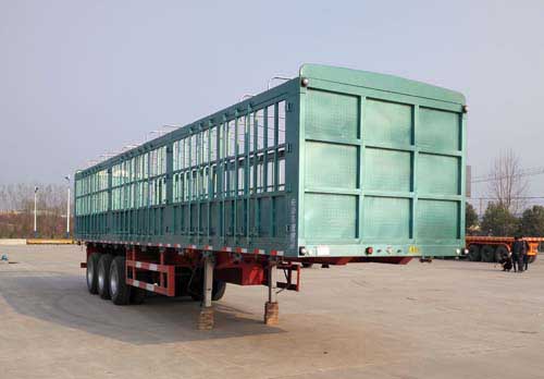 博格达牌13米33.5吨3轴仓栅式运输半挂车(XZC9401CCY)