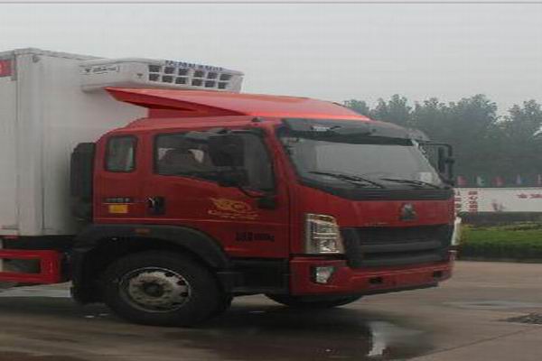 豪沃牌ZZ5187XLCG521DE1冷藏車(chē)公告圖片