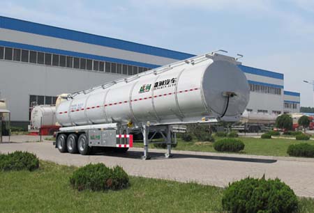 盛润牌11.2米33.9吨3轴铝合金食用油运输半挂车(SKW9403GSYL)