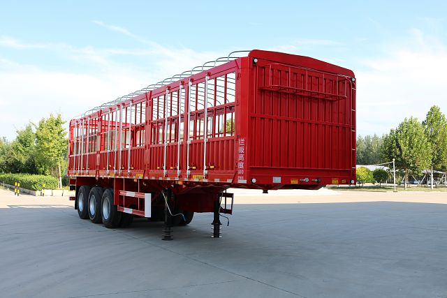 隆专牌11.5米34.4吨3轴仓栅式运输半挂车(JLD9402CCY)