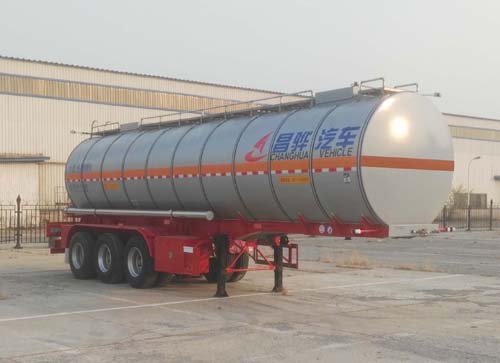 昌骅牌10.3米32吨3轴氧化性物品罐式运输半挂车(HCH9406GYWA)