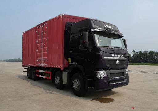 豪沃牌ZZ5317XXYV466HE1B廂式運(yùn)輸車公告圖片