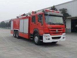 干粉水联用消防车