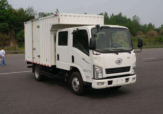 解放牌CA5040XXYK2L3RE5B厢式运输车公告图片