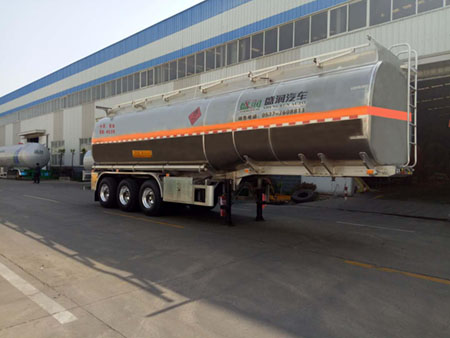 盛润牌10.6米34吨3轴铝合金运油半挂车(SKW9408GYYL)