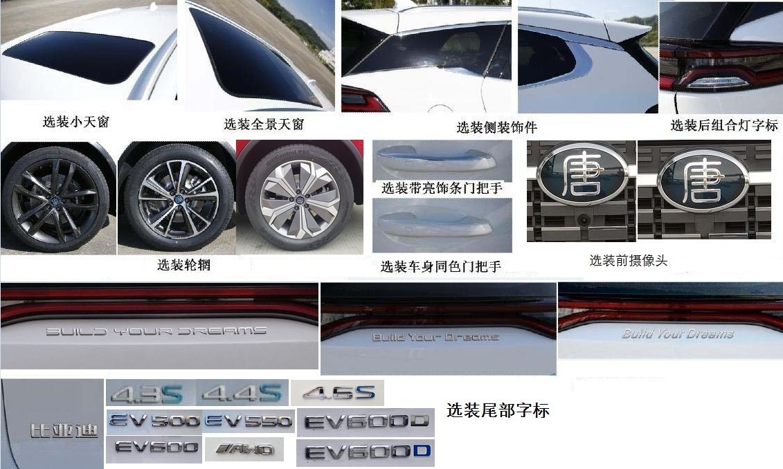 比亚迪牌BYD6490SBEV纯电动多用途乘用车公告图片