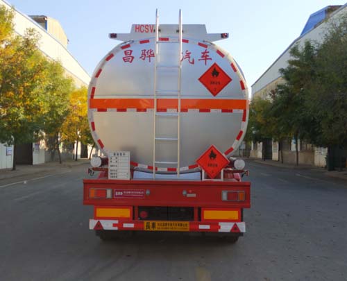 昌骅牌HCH9406GRYHB易燃液体罐式运输半挂车公告图片