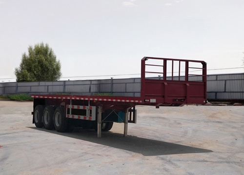 英德利牌11.5米34.7吨3轴平板运输半挂车(HDK9401TPB)