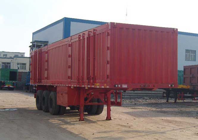 远东汽车牌11.5米32.5吨3轴厢式运输半挂车(YDA9401XXY)
