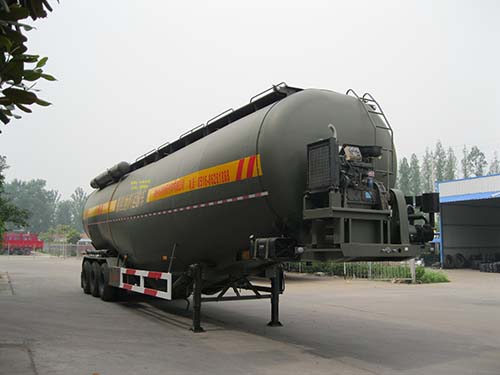 国世华邦牌11.5米29吨3轴低密度粉粒物料运输半挂车(XHB9400GFL)