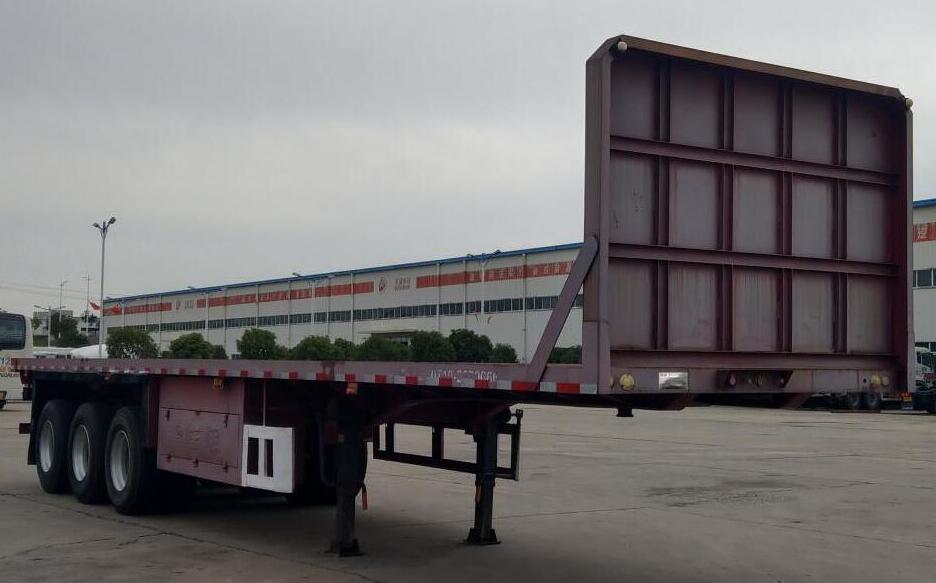 东润牌11.5米34.4吨3轴平板半挂车(WSH9401P)