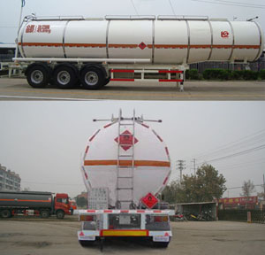 醒狮牌SLS9402GRYB易燃液体罐式运输半挂车公告图片