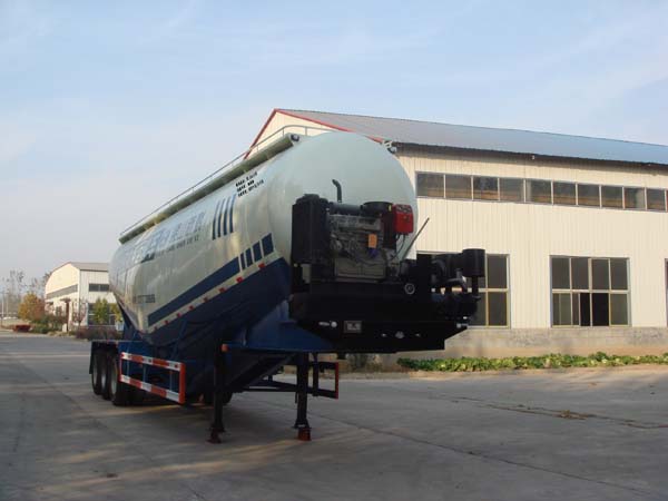 新科牌10.5米32.5吨3轴中密度粉粒物料运输半挂车(LXK9406GFL)