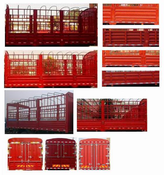 豪瀚牌ZZ5165CCYM5213E1倉柵式運輸車公告圖片