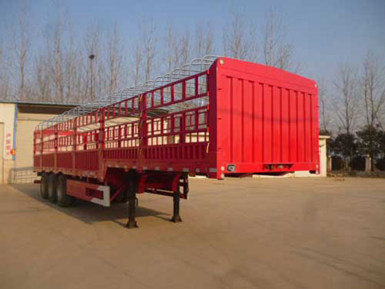 路路通牌13米33.5吨3轴仓栅式运输半挂车(WSF9401CCYEJ)