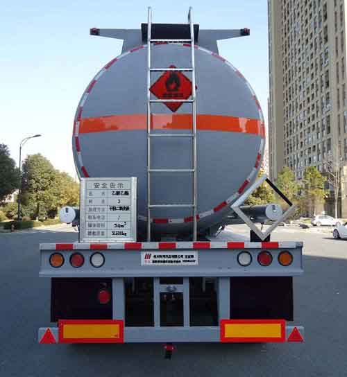 宏宙牌HZZ9404GRY易燃液体罐式运输半挂车公告图片