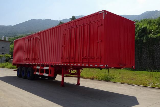 双亚龙牌11米32.5吨3轴厢式运输半挂车(FYL9402XXY)
