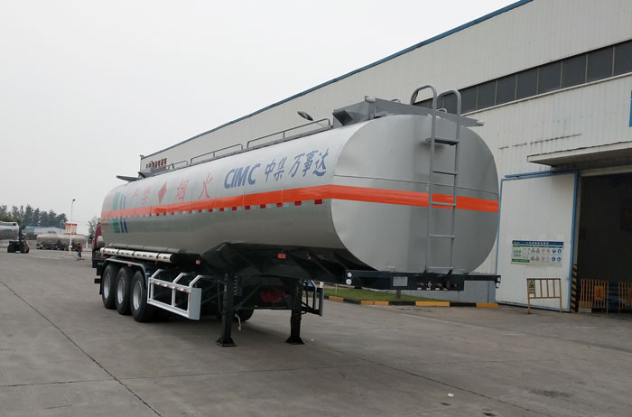 万事达牌11.6米30.7吨3轴易燃液体罐式运输半挂车(SDW9400GRYA)