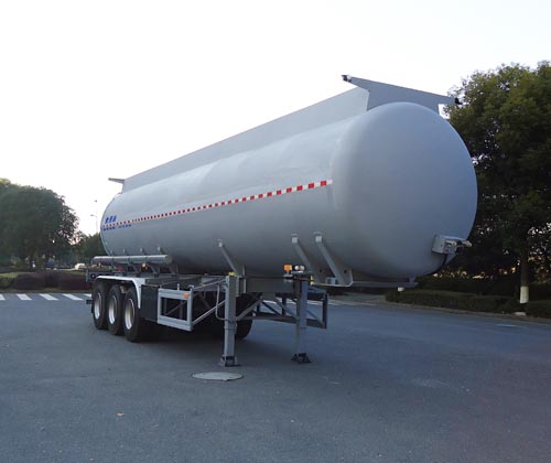 宏宙牌12.3米30.5吨3轴液态食品运输半挂车(HZZ9400GYS)