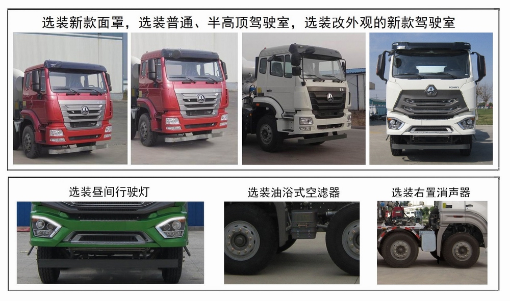 豪瀚牌ZZ5325GJBN3263E1K混凝土攪拌運輸車公告圖片