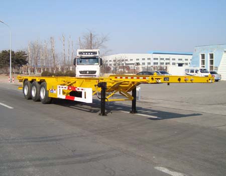 通华牌12.5米34.2吨3轴集装箱运输半挂车(THT9403TJZYK01)