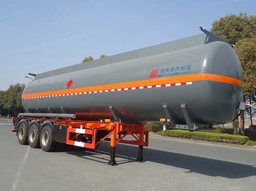 宏宙牌11.8米31.4吨3轴易燃液体罐式运输半挂车(HZZ9400GRYC)