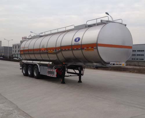 恒信致远牌11.5米33吨3轴铝合金易燃液体罐式运输半挂车(CHX9409GRY)