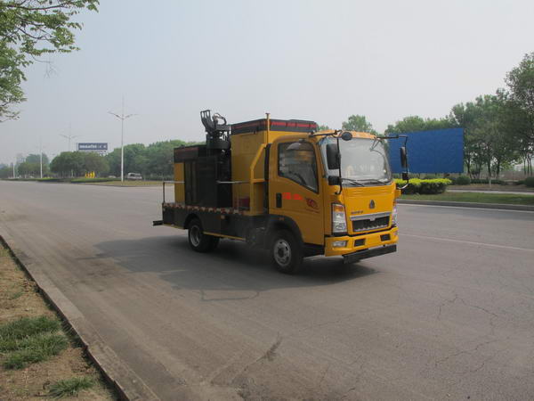 圣岳牌SDZ5087TXBE沥青路面热再生修补车公告图片