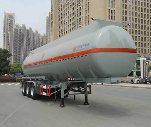 宏宙牌11.8米31.7吨3轴易燃液体罐式运输半挂车(HZZ9407GRY)