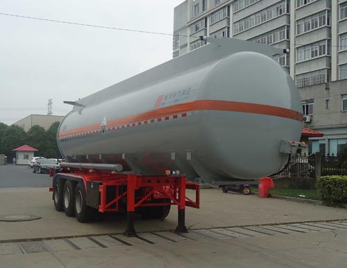 宏宙牌10.5米31吨3轴腐蚀性物品罐式运输半挂车(HZZ9405GFW)