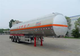 铝合金易燃液体罐式运输半挂车