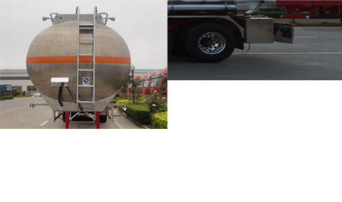 华宇达牌LHY9400GRYB铝合金易燃液体罐式运输半挂车公告图片