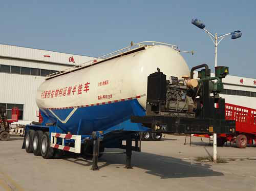 聚运达牌10.8米31吨3轴中密度粉粒物料运输半挂车(LZY9400GFL)