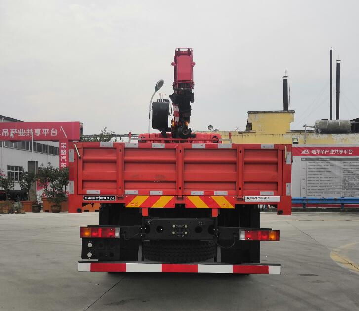 帕菲特牌PFT5180JSQGLV隨車起重運輸車公告圖片