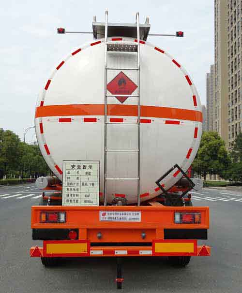 宏宙牌HZZ9408GRYB1易燃液体罐式运输半挂车公告图片