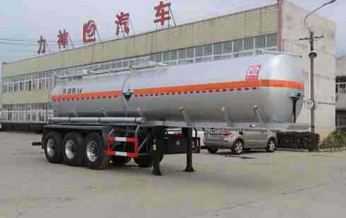 醒狮牌10.4米31.4吨3轴腐蚀性物品罐式运输半挂车(SLS9405GFW)