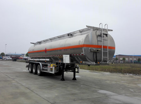 楚胜牌11.8米33.3吨3轴铝合金易燃液体罐式运输半挂车(CSC9401GRYL)