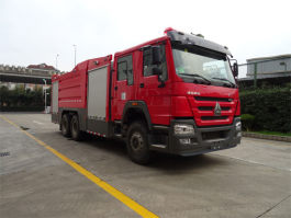 金盛盾牌JDX5270GXFPM120/H5泡沫消防车