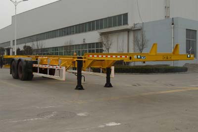 青特牌12.4米30.5吨2轴集装箱运输半挂车(QDT9353TJZG)