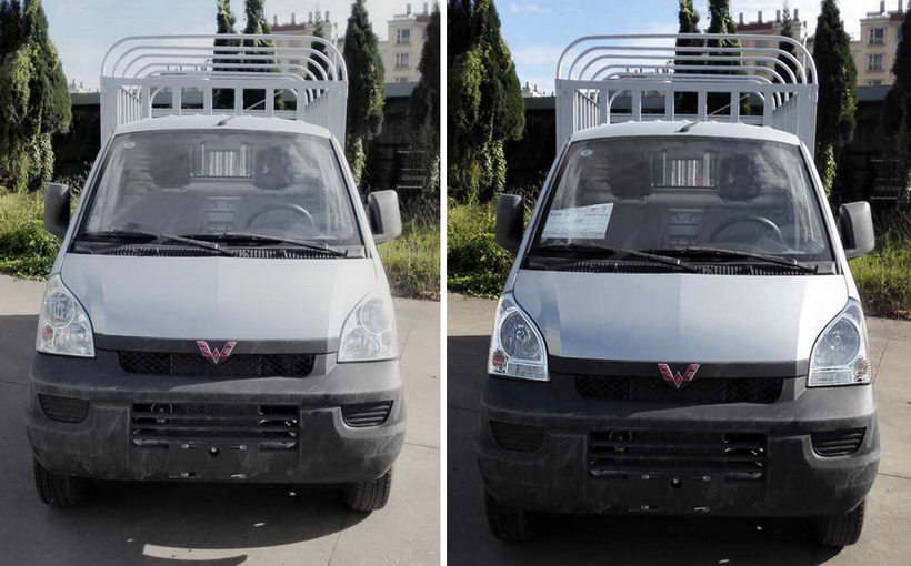 五菱牌LQG5029CCYQPY倉(cāng)柵式運(yùn)輸車公告圖片