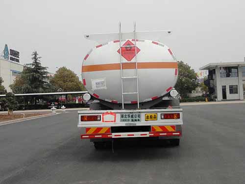 华威驰乐牌SGZ5321GRYZZ5T5铝合金易燃液体罐式运输车公告图片