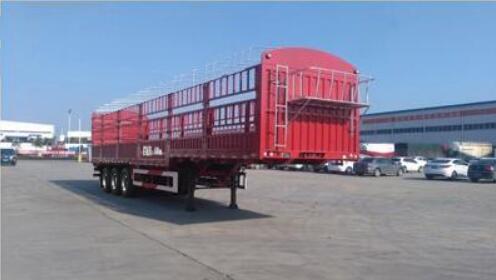 东润牌11.5米33.7吨3轴仓栅式运输半挂车(WSH9401CCYD)