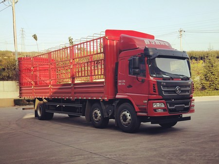 陜汽牌SX5254CCYGP52倉柵式運輸車公告圖片