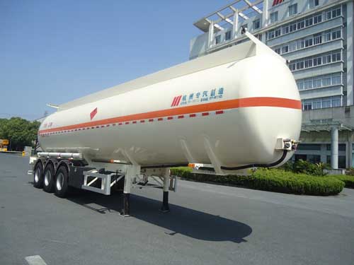 宏宙牌11.6米32吨3轴易燃液体罐式运输半挂车(HZZ9400GRYE)