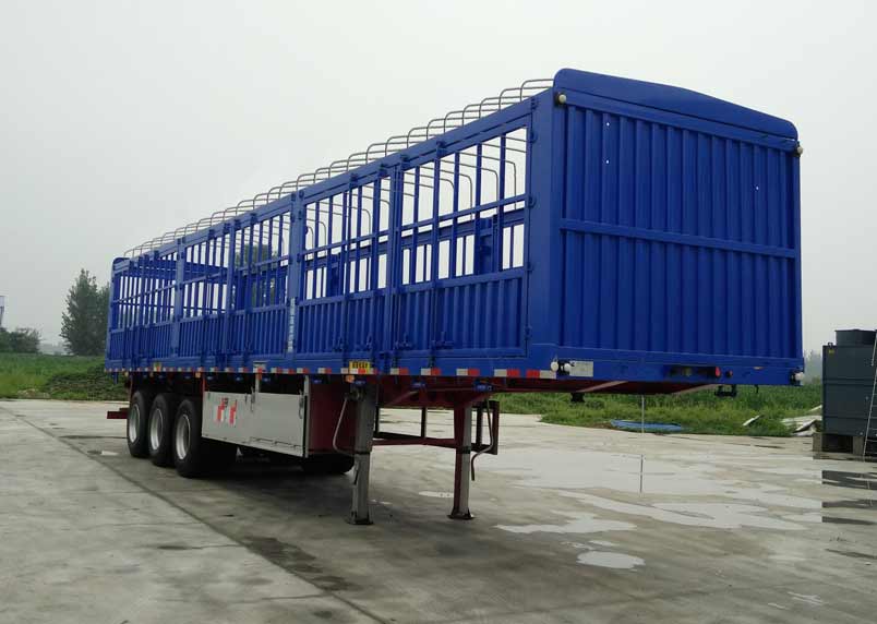 双力牌13米33.8吨3轴仓栅式运输半挂车(WJY9400CCYA)